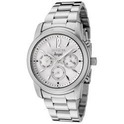slide 1 of 3, Invicta Women's 'Angel' Mother of Pearl Dial Stainless Steel Watch