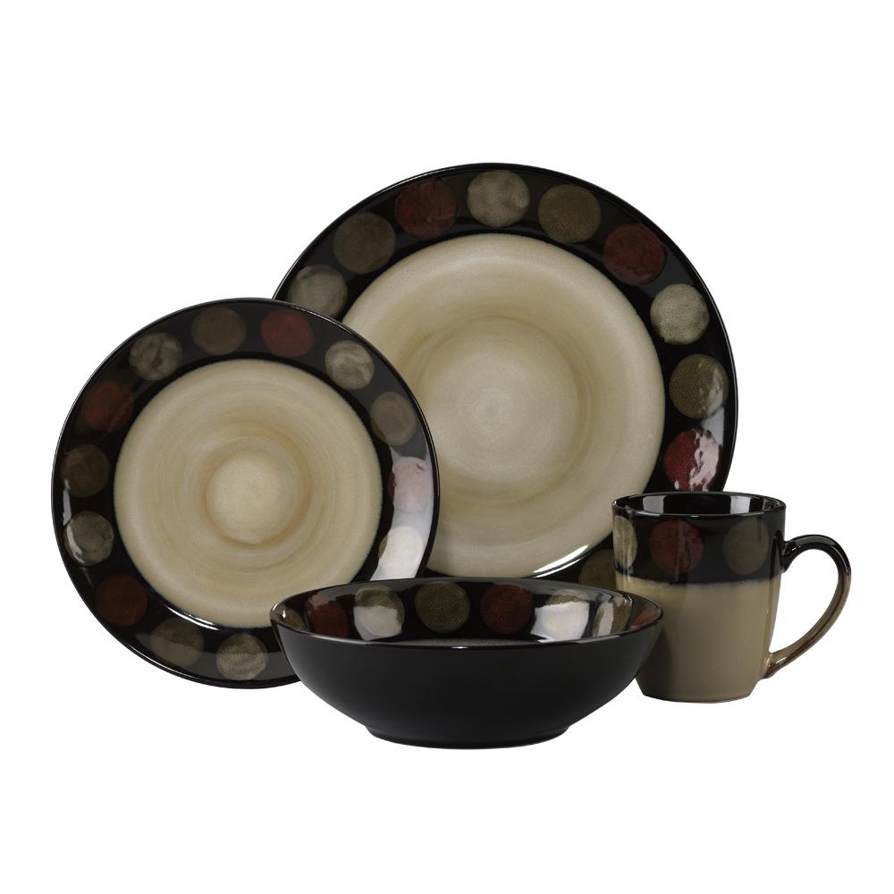 Pfaltzgraff Everyday Asher Red 16piece Dinnerware Set Free Shipping