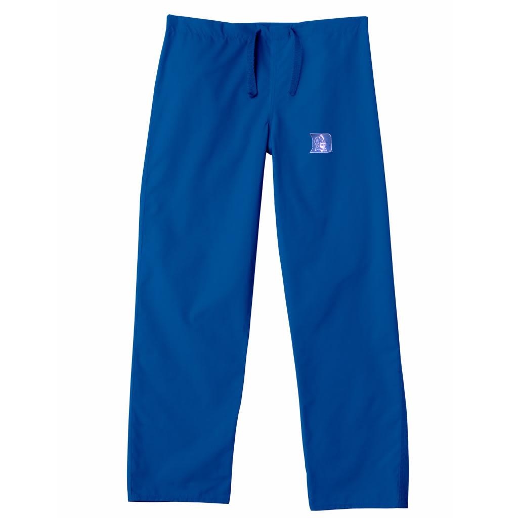 Gelscrub Unisex Royal Duke Blue Devil Scrub Pants 