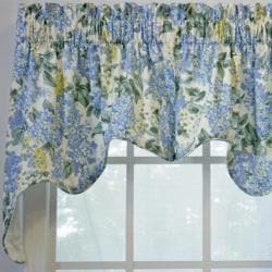 Hydrangea 2 piece Swag Empress Valance