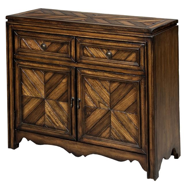 Hand-stained Chestnut Accent Chest