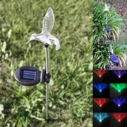 Solar LED Hummingbird Garden Stake - Overstock - 5670507