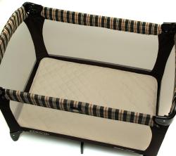 preview thumbnail 2 of 1, Natural Cotton Top Waterproof Porta Crib Pad (Pack of 2)