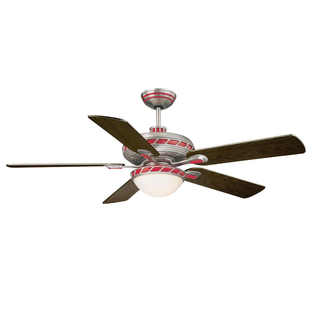 Savoy House Fleetwood Red Zinger 3 light Ceiling Fan