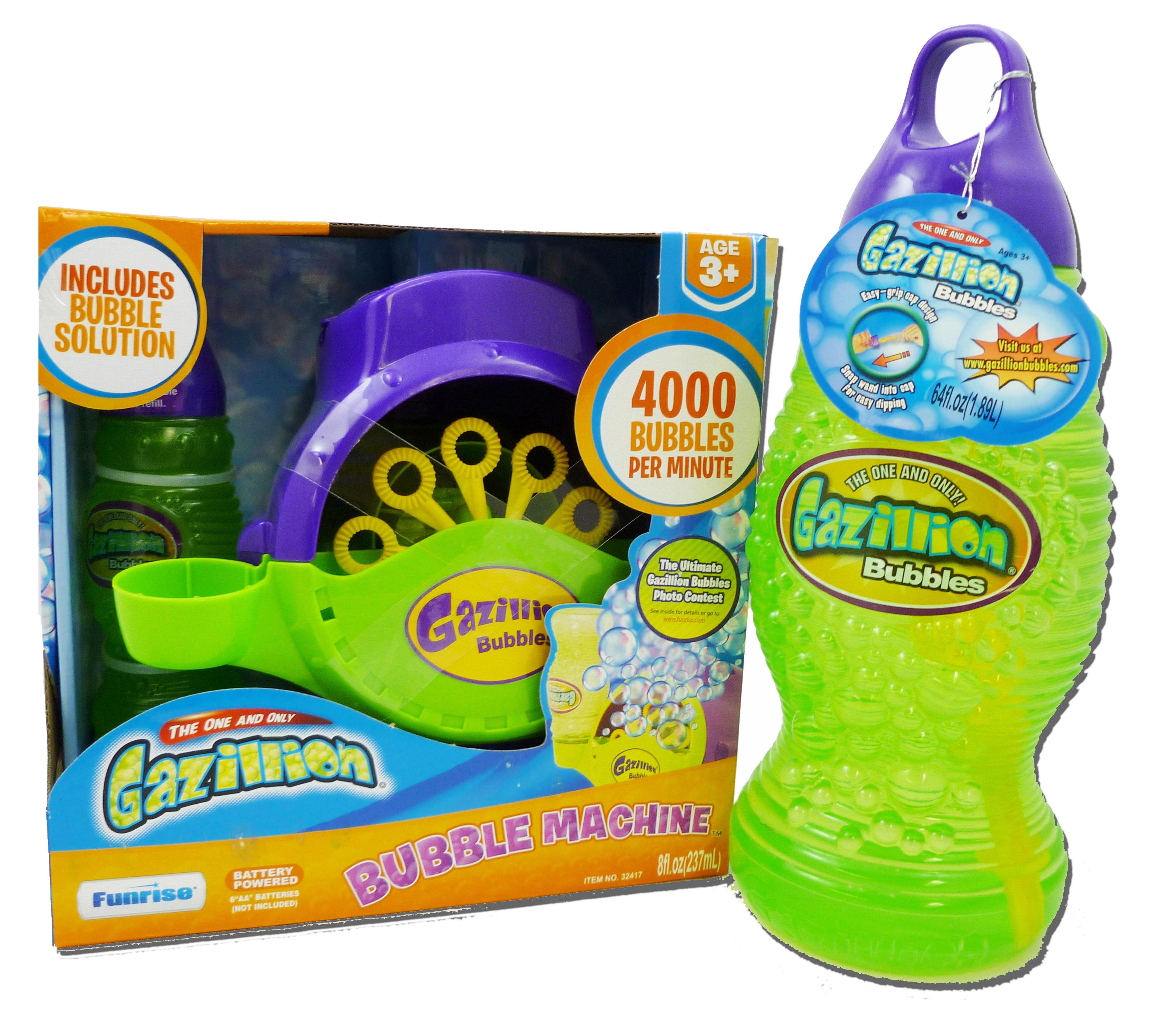 Funrise Gazillion Bubble Machine Bundle Free Shipping On Orders Over