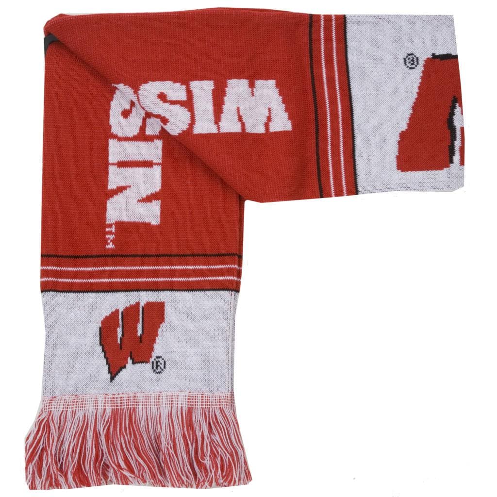 Wisconsin Badgers Acrylic Scarf