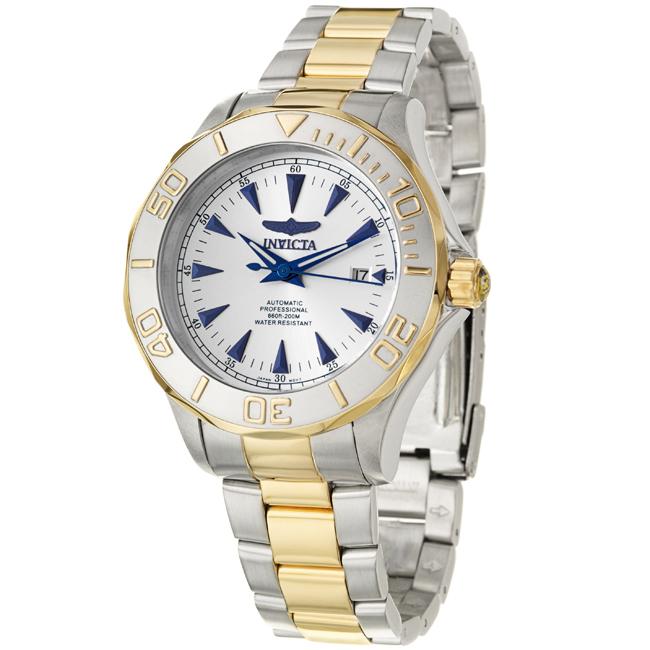 Invicta Men's 'Pro Diver' Two tone Automatic Watch Invicta Men's Invicta Watches