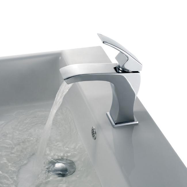 Vigo Attis Flat Top Single hole Bathroom Faucet  