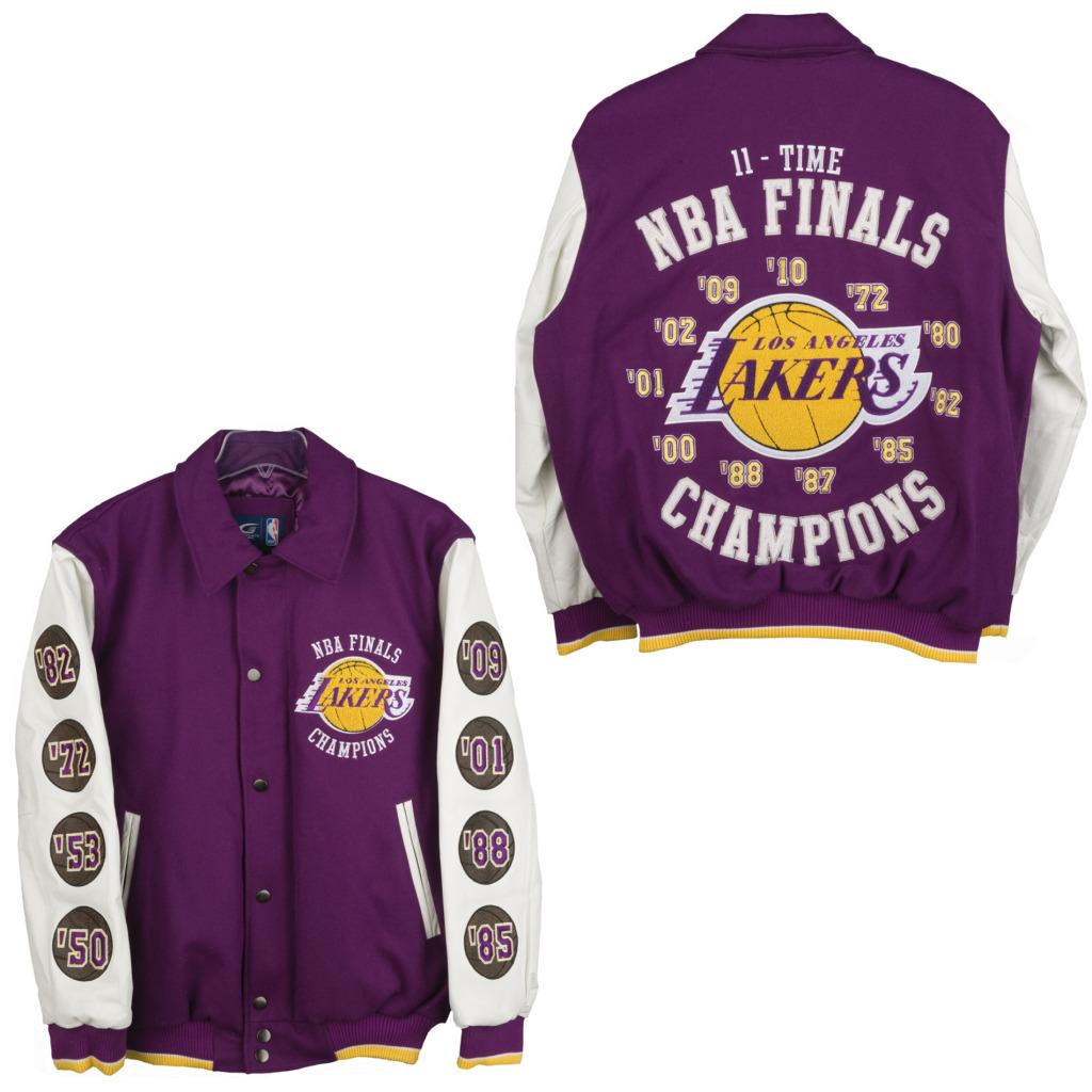 Los Angeles Lakers NBA Champions Commemorative Varsity Jacket - Free ...