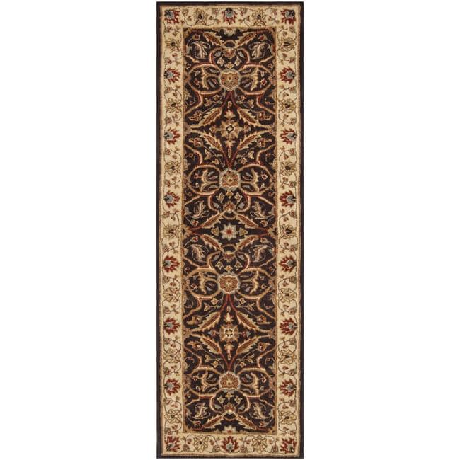 Hand tufted Ariel Chocolate Wool Rug (26 x 8 