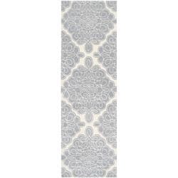 preview thumbnail 3 of 1, Candice Olson Hand-tufted Divine Cream Wool Rug (2'6 x 8')