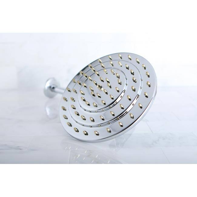 Milano Three-tier 8-inch Chrome Shower Head w/ Shower Arm