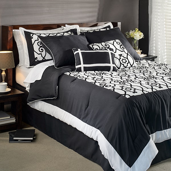 Barrymore King size 8 piece Comforter Set