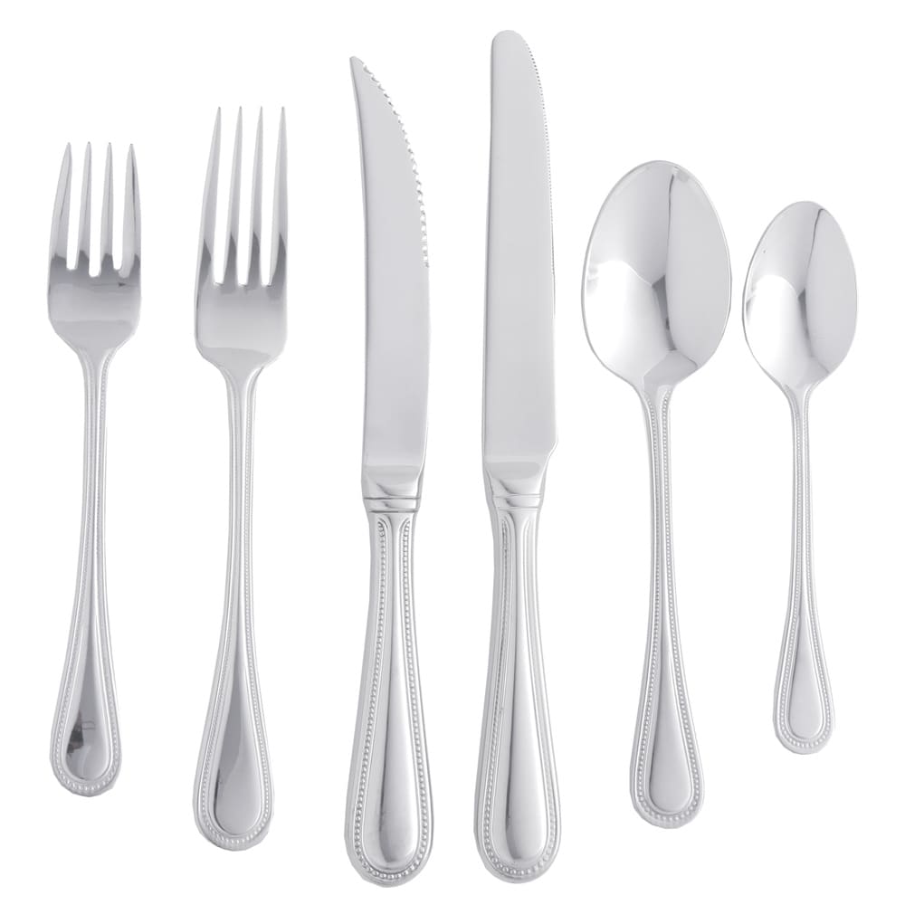 Vesteel 30 Piece Matte Black Silverware Set, Stainless Steel Flatware Set Service for 6, Metal Cutlery Eating Utensils Tableware Includes Forks/Spoons