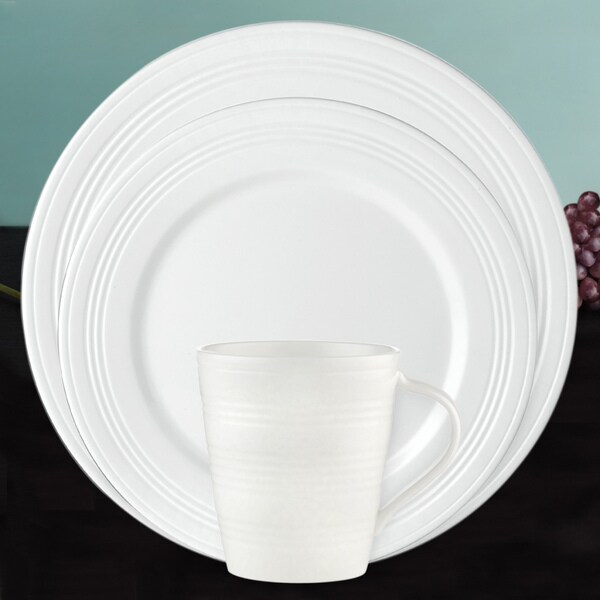 Lenox 'Tin Can Alley' 4-degree 12-piece Dinnerware Set