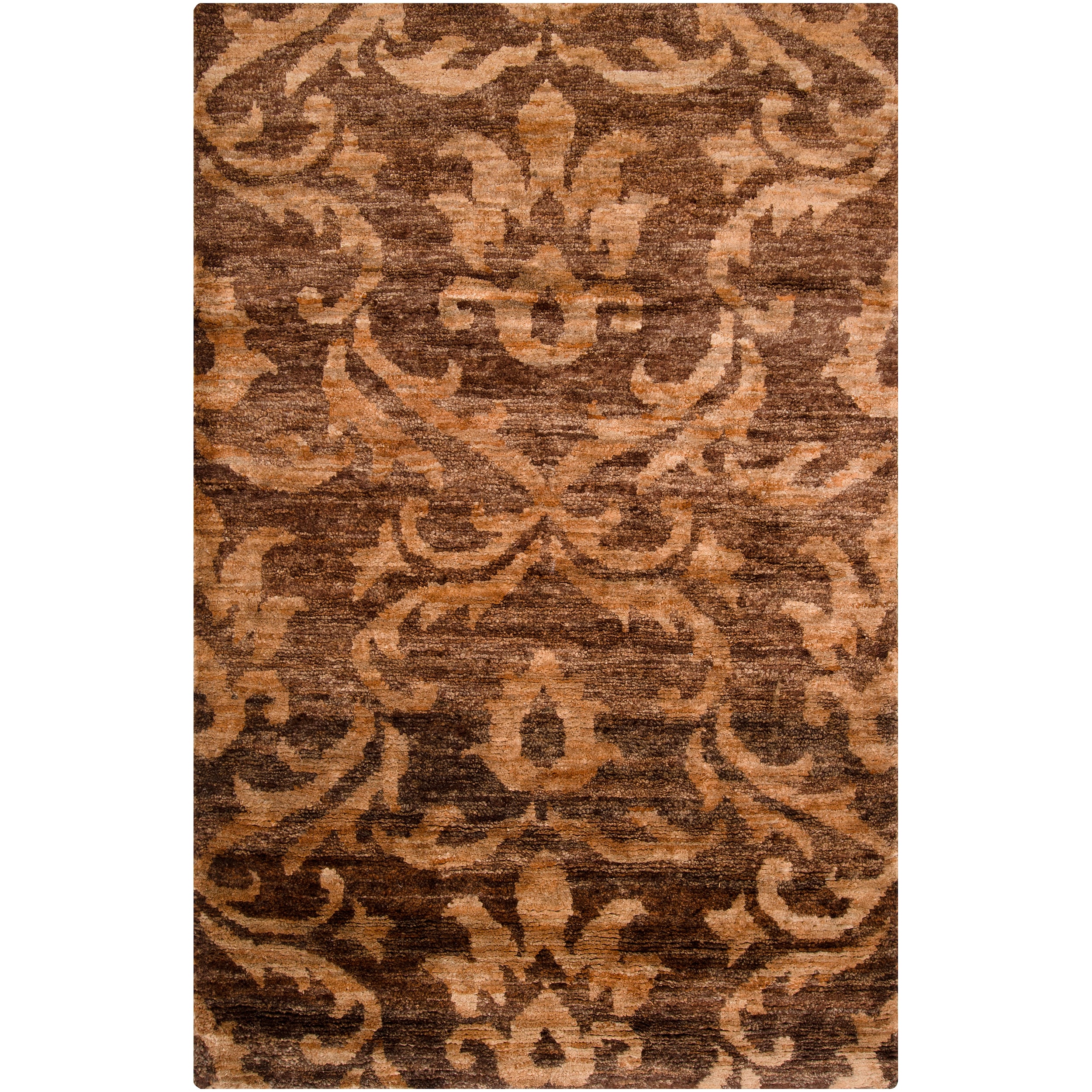 Hand woven Bakersfield Natural Fiber Hemp Rug (2 X 3)