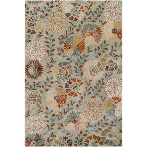 Handtufted Amherst New Zealand Wool Area Rug (2' x 3') Free Shipping