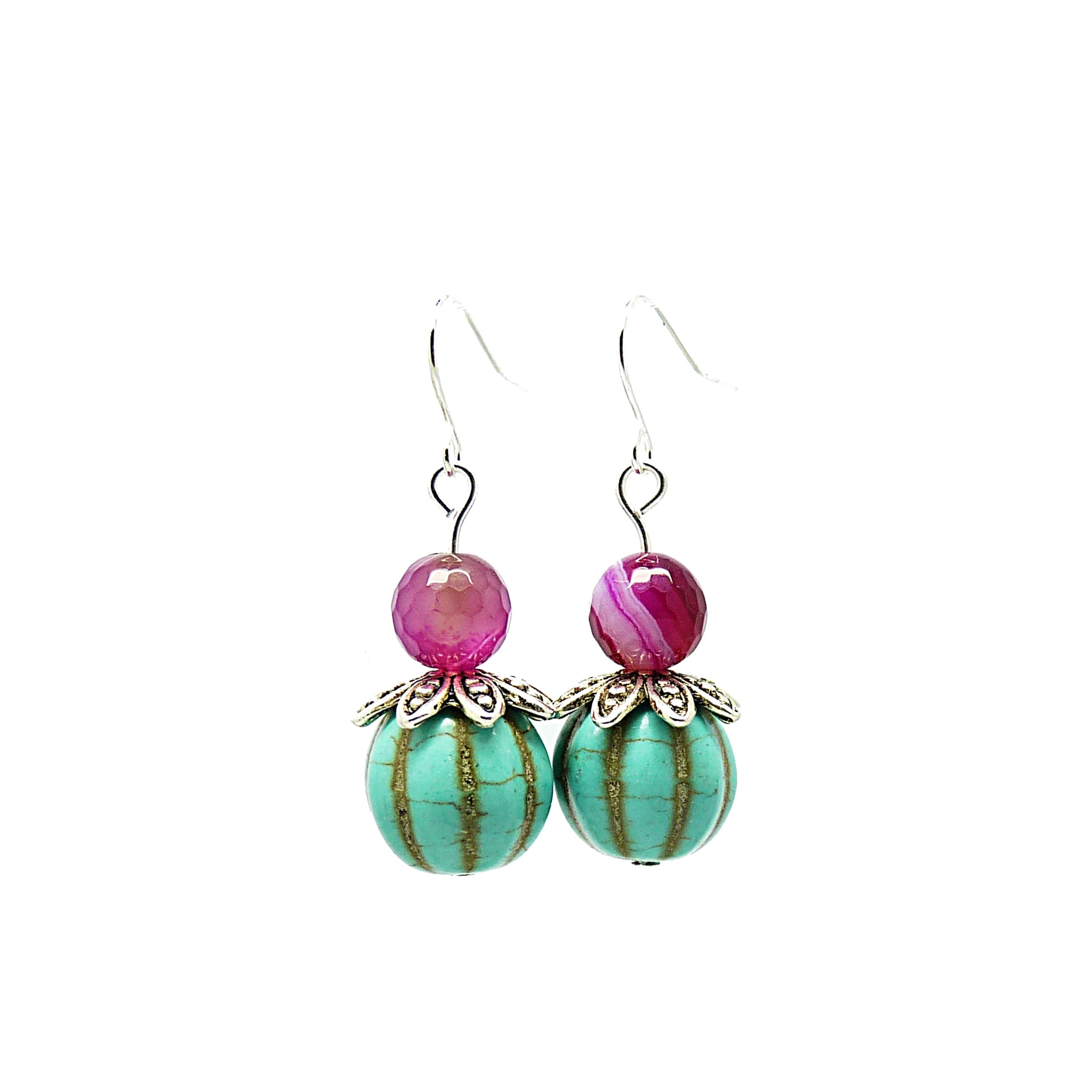 Pretty Little Style Antique Bronze Turquoise Dangle Earrings Free Shipping On Orders Over 45