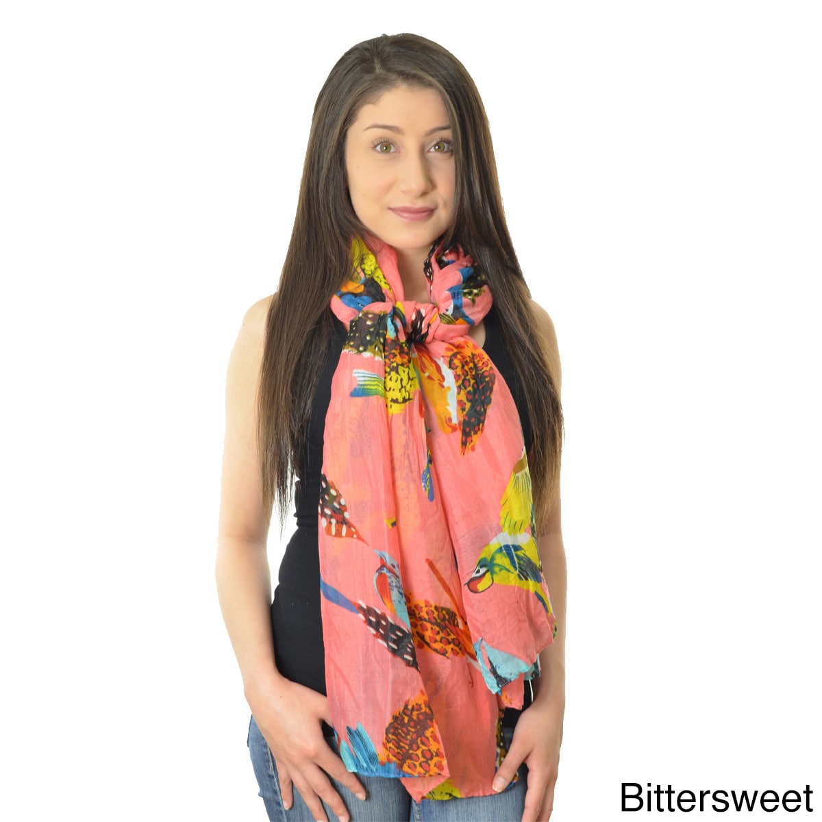 La 77 Womens Bird Storyteller Scarf