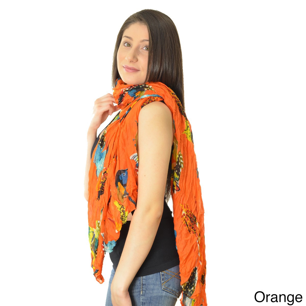 La 77 Womens Bird Storyteller Scarf