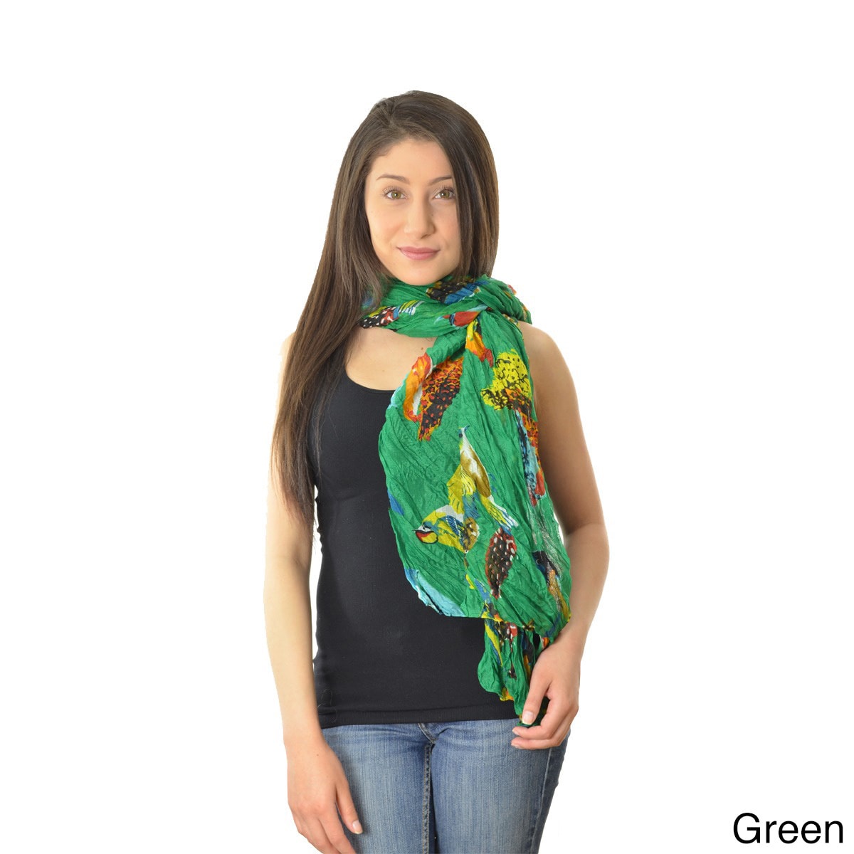 La 77 Womens Bird Storyteller Scarf