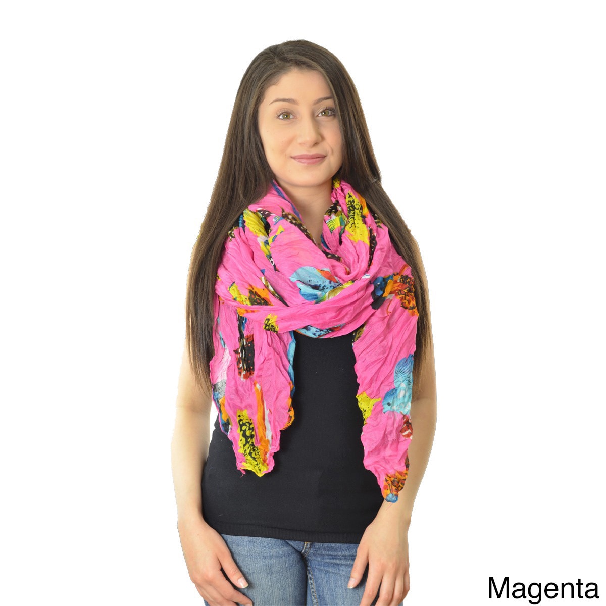 La 77 Womens Bird Storyteller Scarf