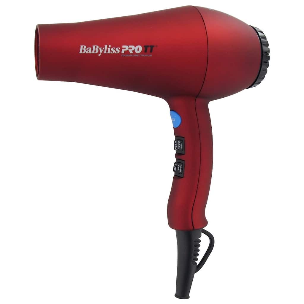BaBylissPRO TT Tourmaline Titanium Red Hair Dryer