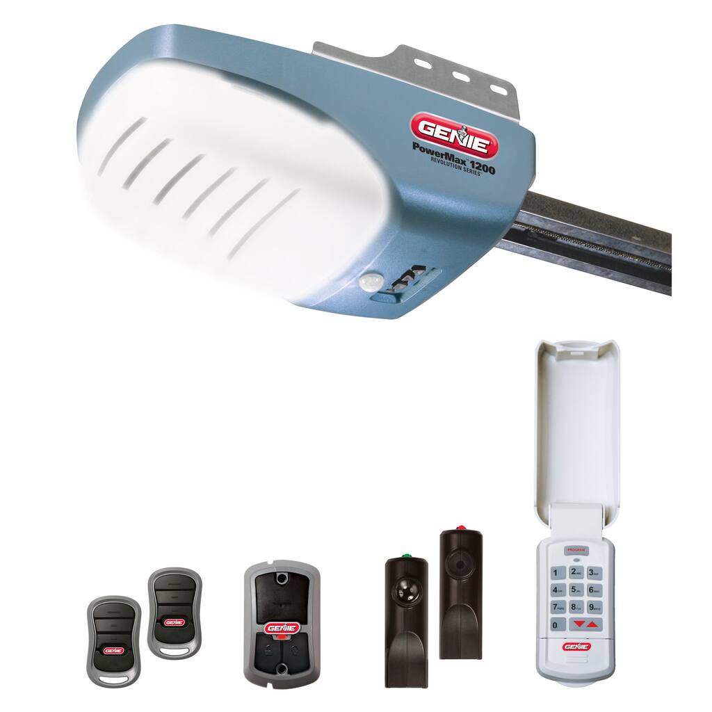 Genie Garage Door Opener w/ 2 Remotes, Wall Console, and Wireless Keypad