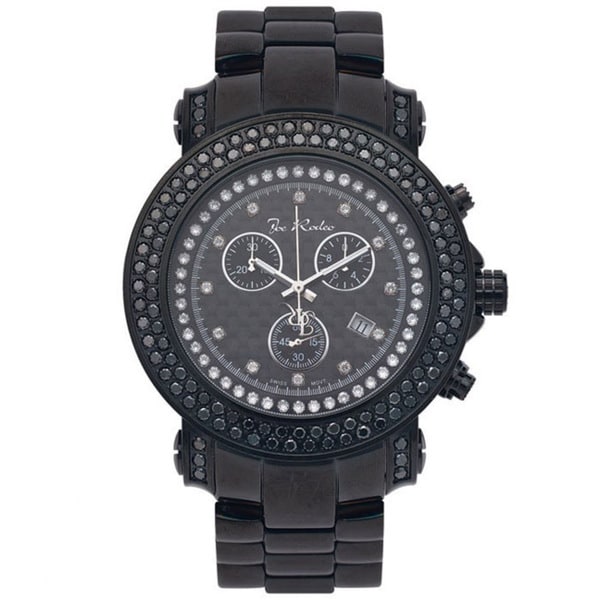 Joe Rodeo Mens Carbon Fiber Junior Diamond Watch   14776135