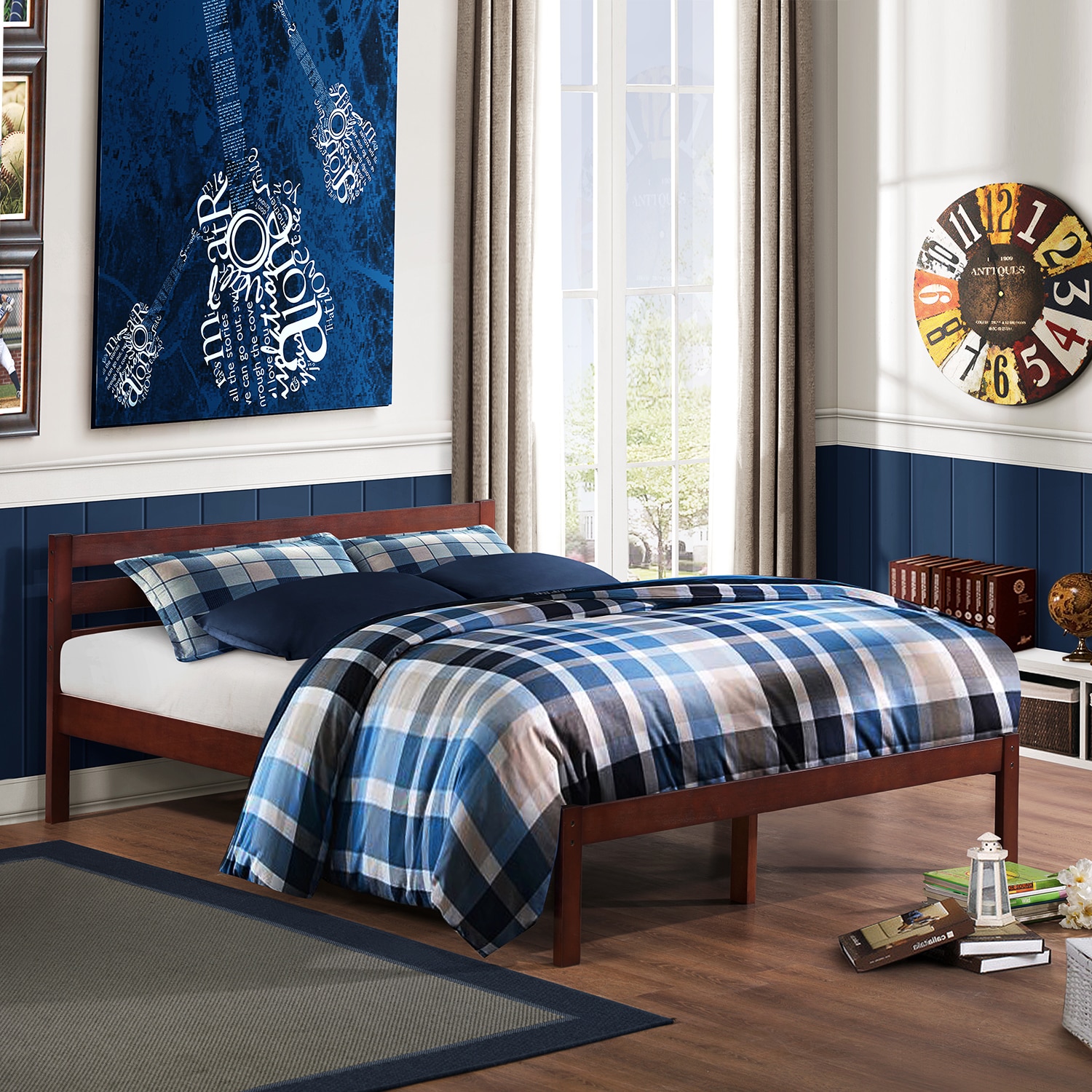ETHAN HOME Haylyn Queen Cappuccino Platform Bed Today $198.99 1.0 (1