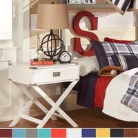 Kenton X Base Wood Accent Campaign Table by iNSPIRE Q Bold