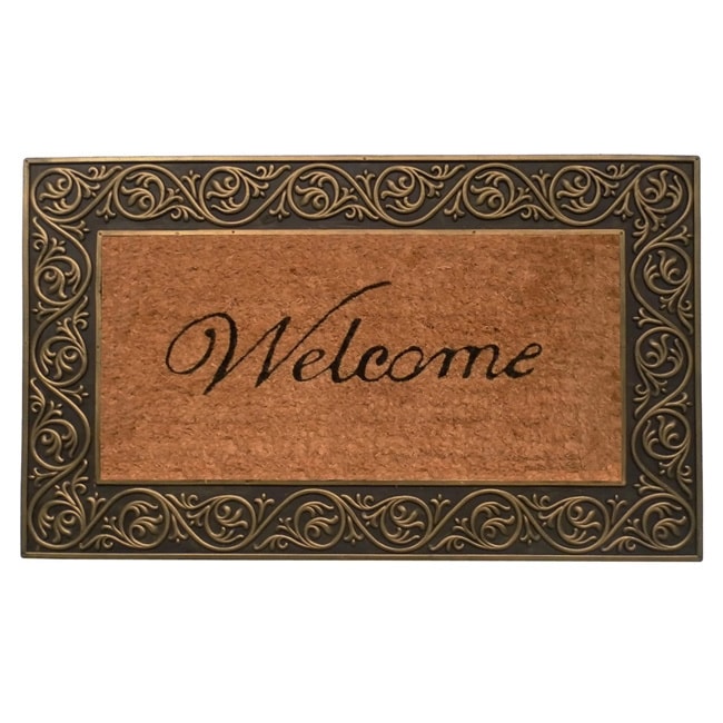 Prestige Gold 18x30 inch Coir And Natural Rubber Door Mat