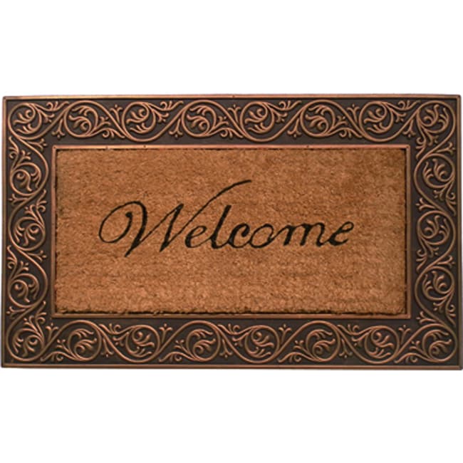 Prestige Bronze 18x30 inch Coir And Natural Rubber Door Mat