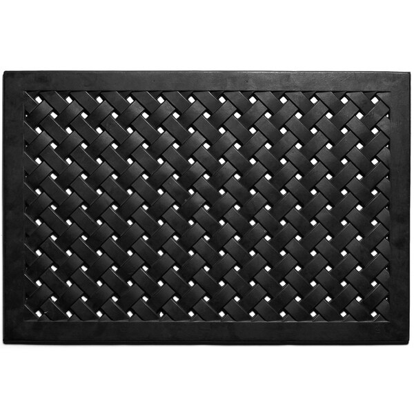 Natural Rubber 24x36 inch Hampton Weave Door Mat Momentum Mats Door Mats