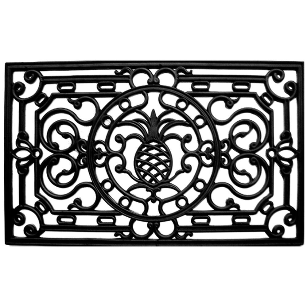 Natural Rubber 18x30-inch Pineapple Heritage Door Mat