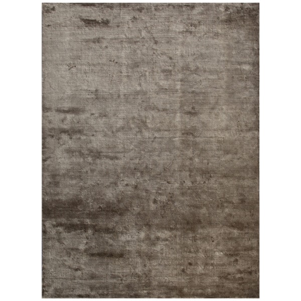 Hand tufted Solid Undyed Linen Wool Rug (5' x 8') JRCPL One Of A Kind