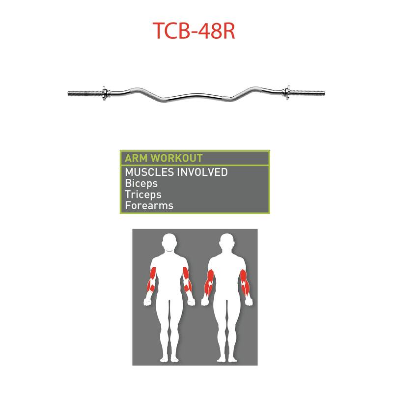 Marcy Threaded Curl Bar