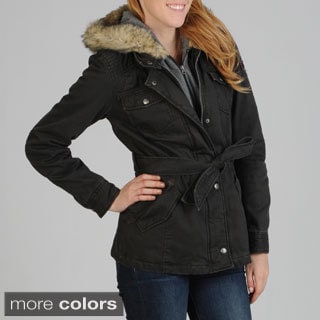 Buffalo Womens Faux Fur Collar Coat Was $79.99 Today $62.99   $79