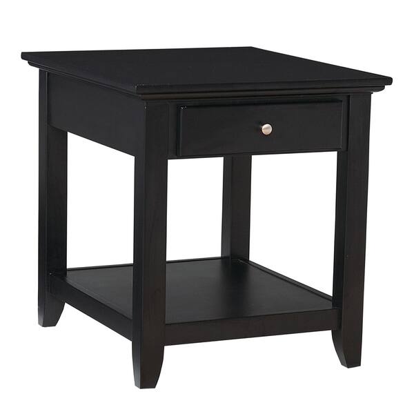 Bedford Black End Table Bed Bath & Beyond 7307755