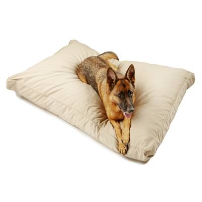 Sweet Dreams Beige Indoor/ Outdoor Corded Sunbrella Fabric Pet Bed