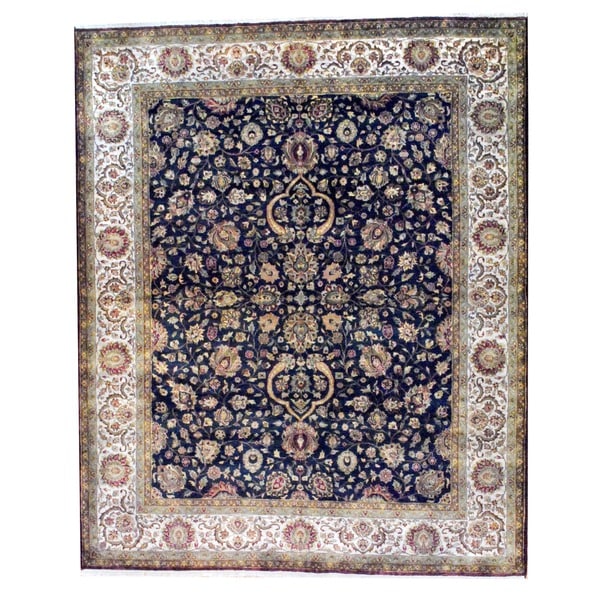 Handmade Herat Oriental Indo Farahan Wool Rug (India) - 8' x 10'