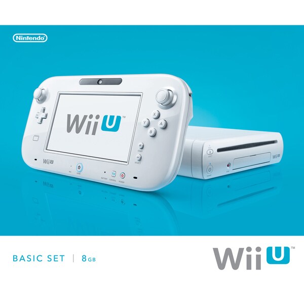 Nintendo Wii U Console 8GB Basic Set - White