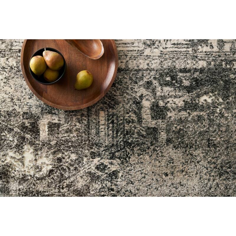 Alexander Home Cassidy Abstract Distressed Transitional Area Rug