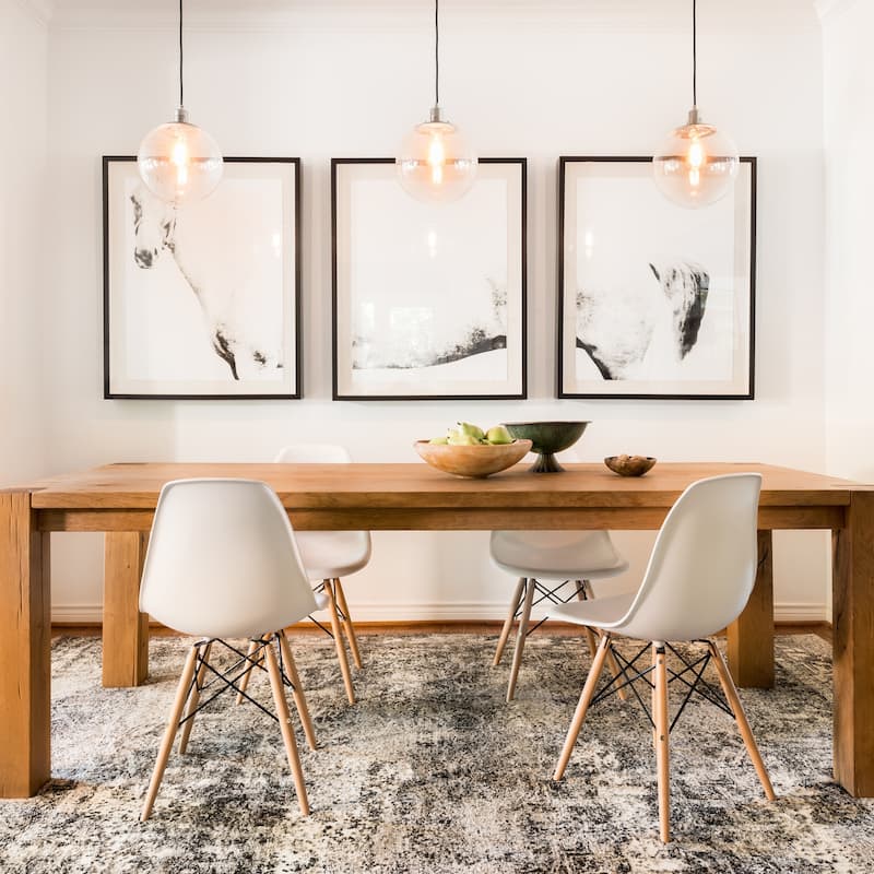 Alexander Home Cassidy Abstract Distressed Transitional Area Rug