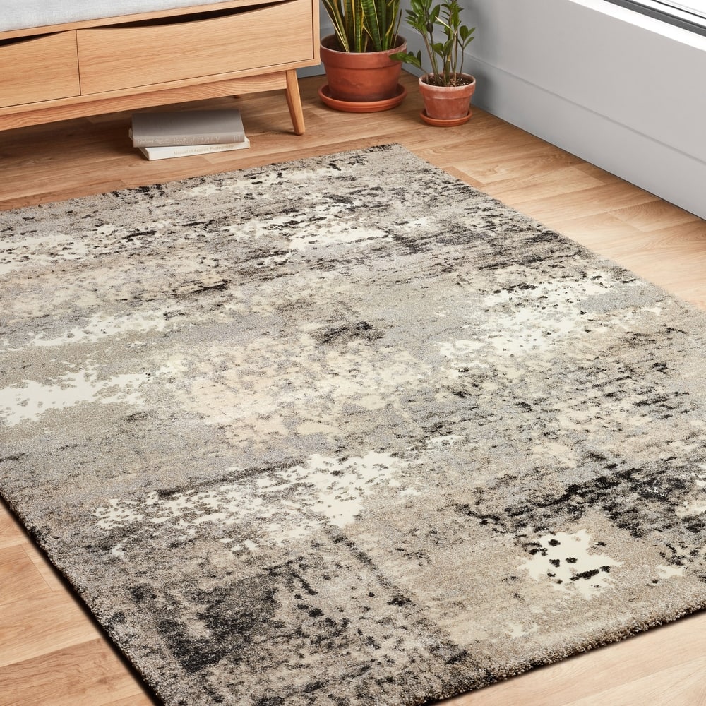 Alexander Home Cassidy Abstract Modern Area Rug