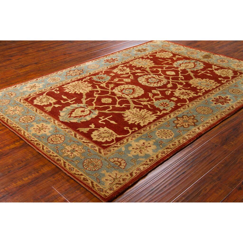 Mandara Hand-knotted Oriental Wool Rug (5' x 7'6)