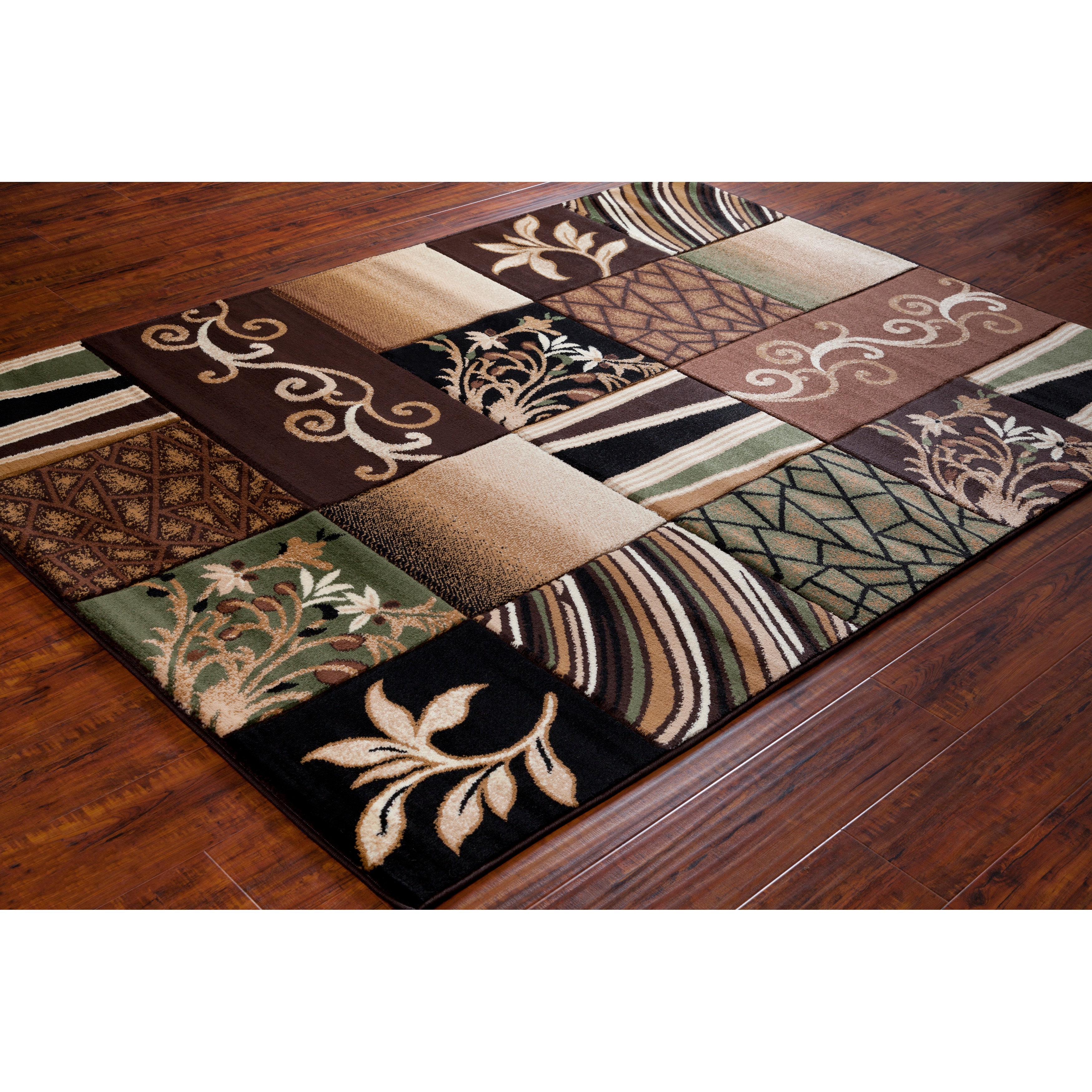 Mita Transitional Floral Area Rug