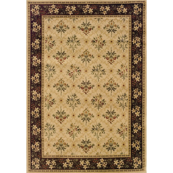 Indoor Beige/ Brown Traditional Area Rug (9' 10 x 12' 9)