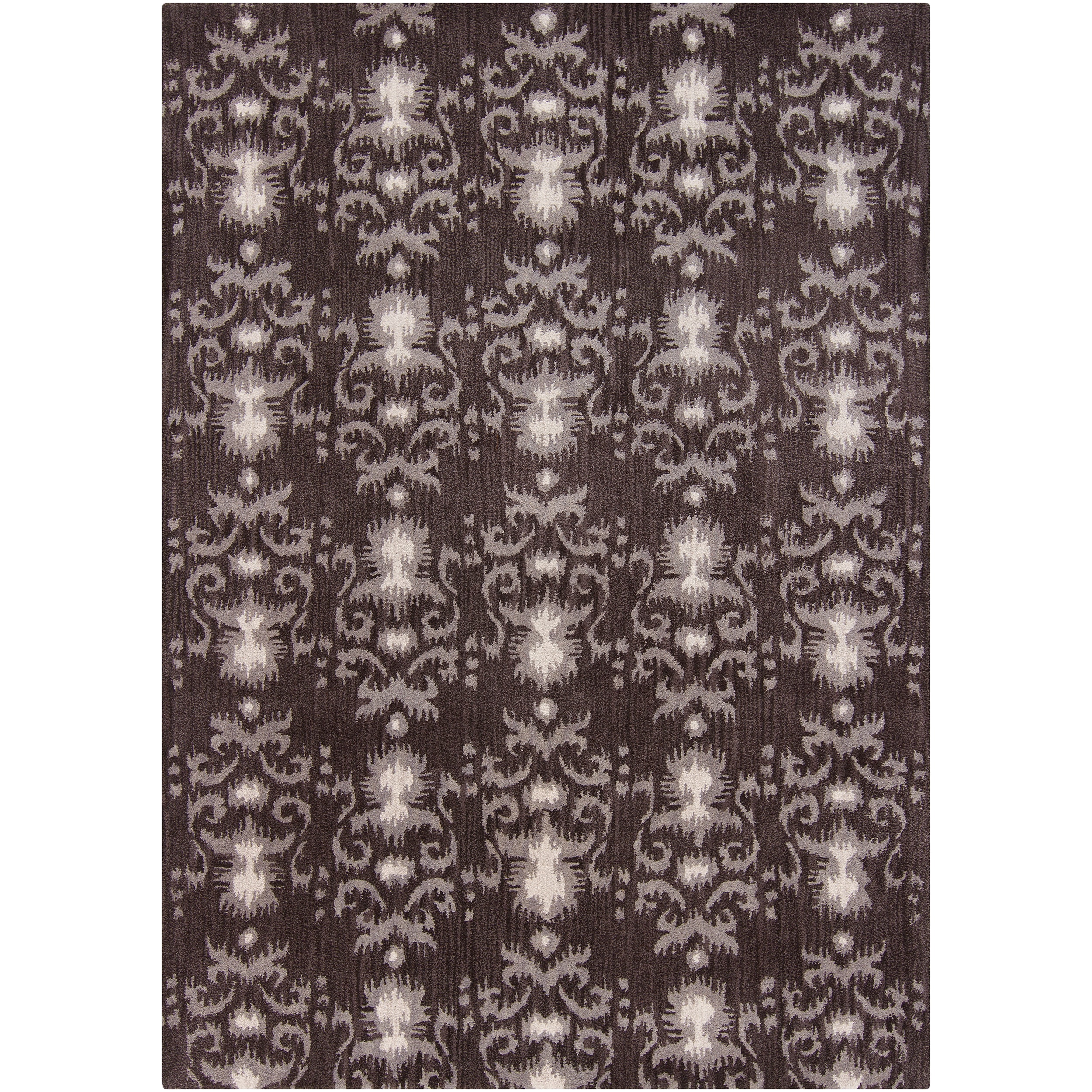 Mandara Brown/taupe Hand tufted Abstract Wool Rug