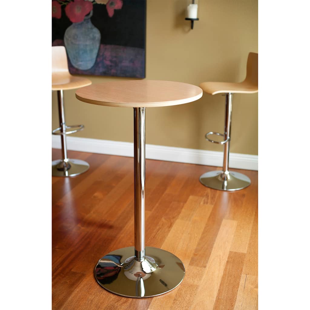 RST Brands Melrose Maple Barstool and Bar Table Set